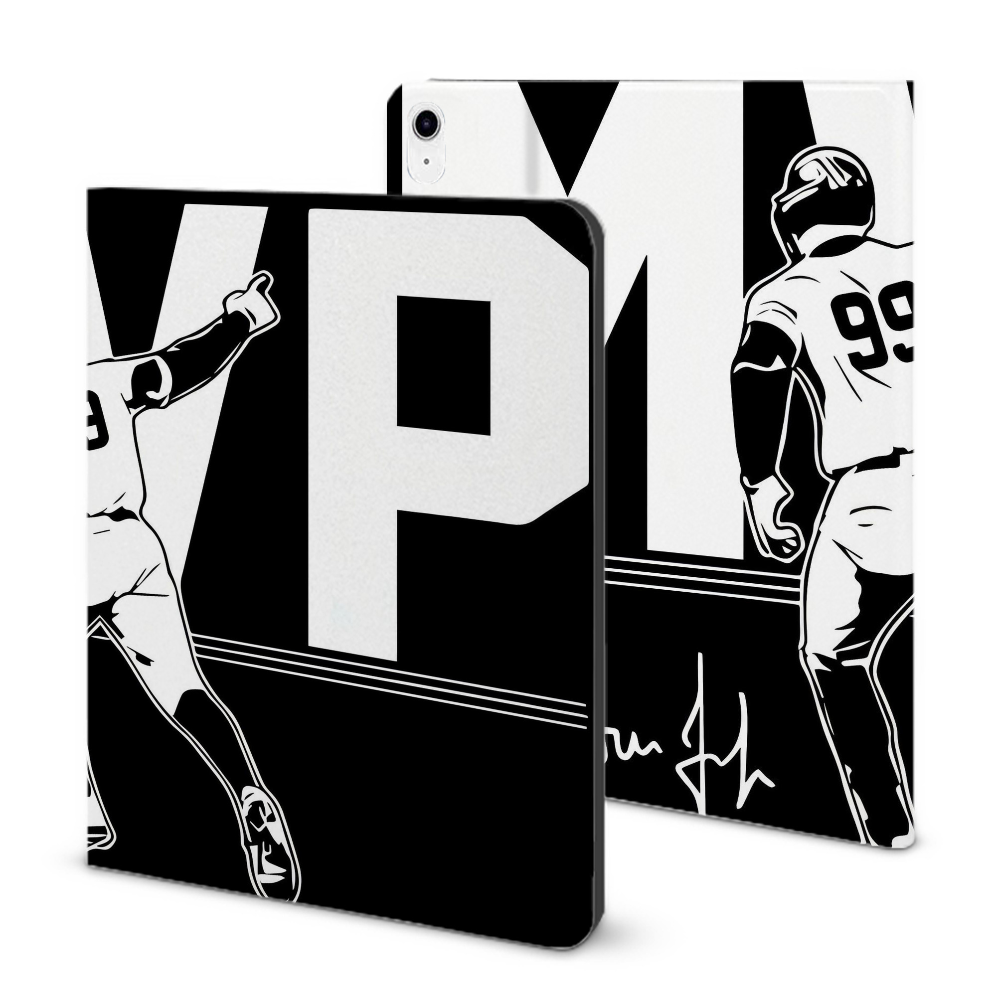 Aaron Judge MVP IPad Case Without Pencil Slot – Book-Style Cover With PU Leather & TPU – Slim, Durable, Scratch-Resistant, Full Protection & Easy Access